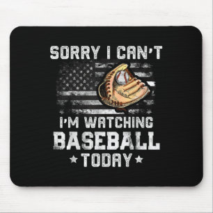 Funny Baseball Boys Sorry, dass ich nicht sehen ka Mousepad