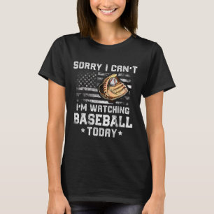 Funny Baseball Boys Sorry, dass ich nicht sehen ka T-Shirt