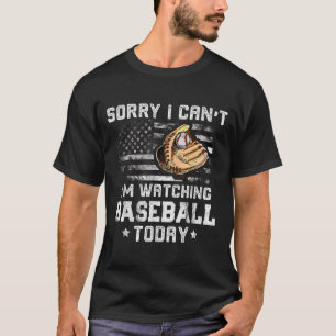 Funny Baseball Boys Sorry, dass ich nicht sehen ka T-Shirt