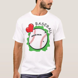 Funny Baseball Design T-Shirt