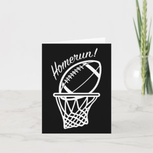 Funny Baseball Fußball Basketball Sport Neuheit Karte