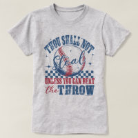 Funny Baseball Grafisches T-Shirt - Du sollst nich