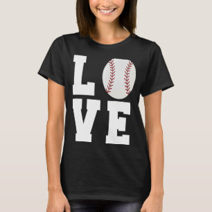 Funny Baseball Liebe Mama Vater Coach Player Athle T-Shirt