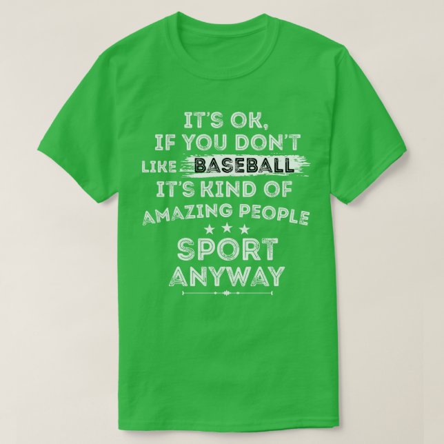 Funny Baseball Liebhaber Geschenk Shirt für Sohn u (Design vorne)