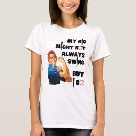 Funny Baseball Mama MEIN KIND KÖNNTE NICHT IMMER S T-Shirt