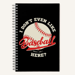 Funny Baseball Sportangebot Notizbuch