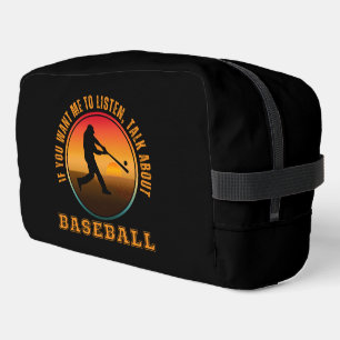 Funny Baseball Sprichwort Vintage Silhouette Playe Waschbeutel