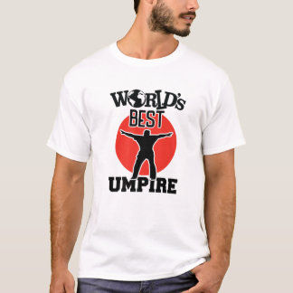 Funny Baseball Umpire Best Blue Ever T-Shirt