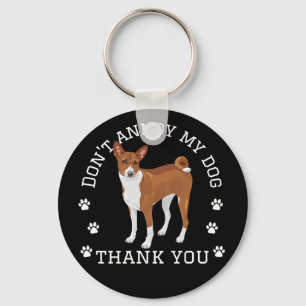 Funny Basenji Schlüsselanhänger