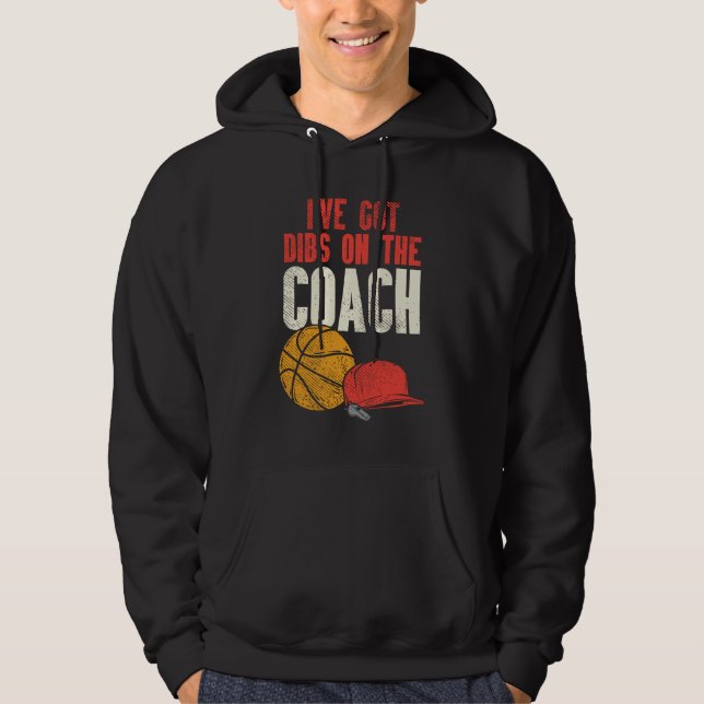 Funny Basketball Coach Gag Hoodie (Vorderseite)