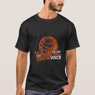 Funny Basketball Coach Gift Hoops Gecoacht T-Shirt
