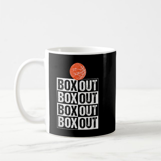 Funny Basketball Coach T Geschenkboxen Out Sprichw Kaffeetasse (Links)