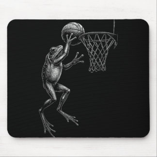 Funny Basketball Frosch Mousepad