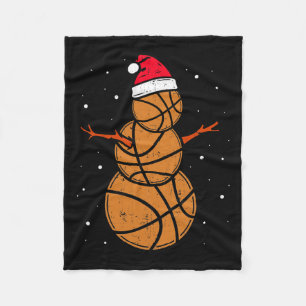 Funny Basketball Für Boys Girls Weihnachtsschneema Fleecedecke