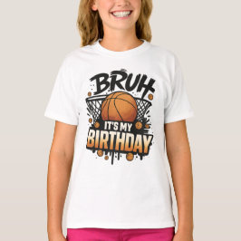 Funny Basketball Geburtstag T - Shirt Design für K