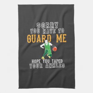 Funny Basketball Geschirrtuch