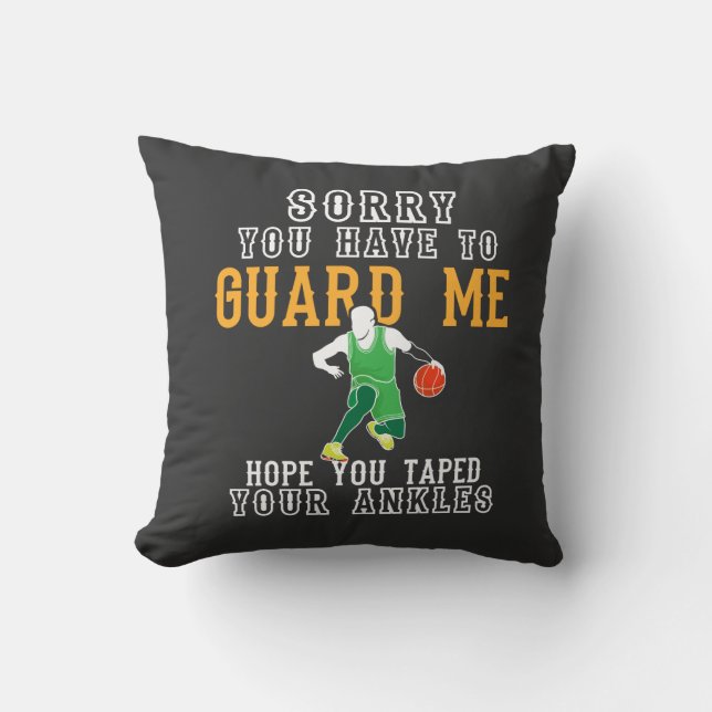 Funny Basketball Kissen (Vorderseite)