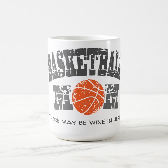 Funny Basketball Mama Kaffeetasse (Mittel)