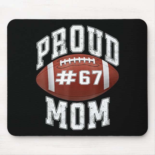 Funny Basketball Mom 67 Meme Proud Mama Design  Mousepad (Vorne)
