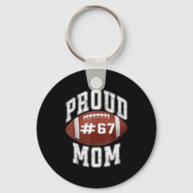 Funny Basketball Mom 67 Meme Proud Mama Design  Schlüsselanhänger (Vorderseite)