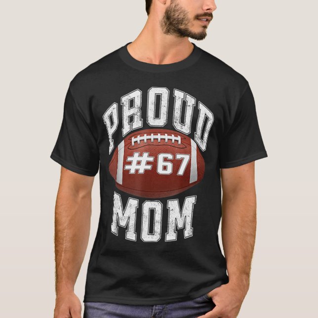 Funny Basketball Mom 67 Meme Proud Mama Design  T-Shirt (Vorderseite)