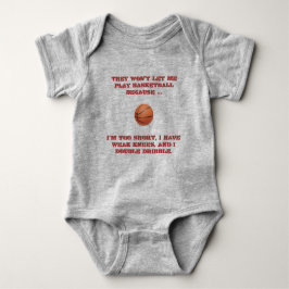 Funny Basketball Spieler Baby Strampler