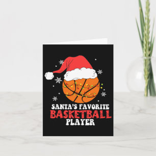 Funny Basketball Spieler Weihnachtsbasketball Love Karte