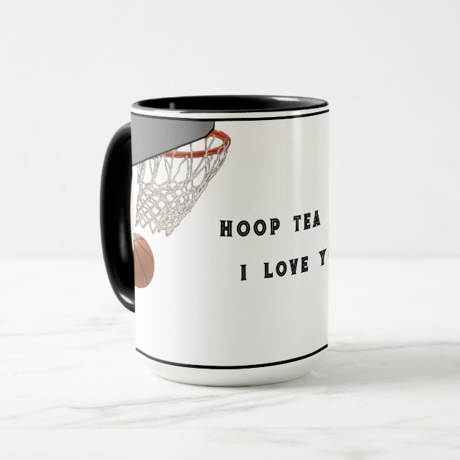 Funny Basketball Tasse (Vorderseite Links)