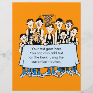 Funny Basketball-Teamevent Flyer