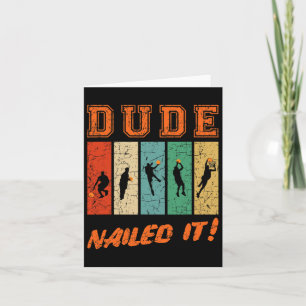 Funny Basketball Typ Weihnachts Nails It B Karte
