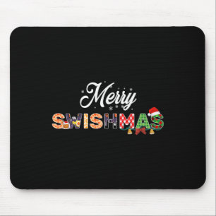 Funny Basketball Weihnachtsangebot Merry Swishmas  Mousepad