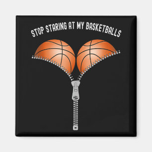 Funny Basketball Womens hört auf, an meinem Korb z Magnet