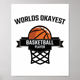 Funny Basketball Zitat Basketball Zitate Poster