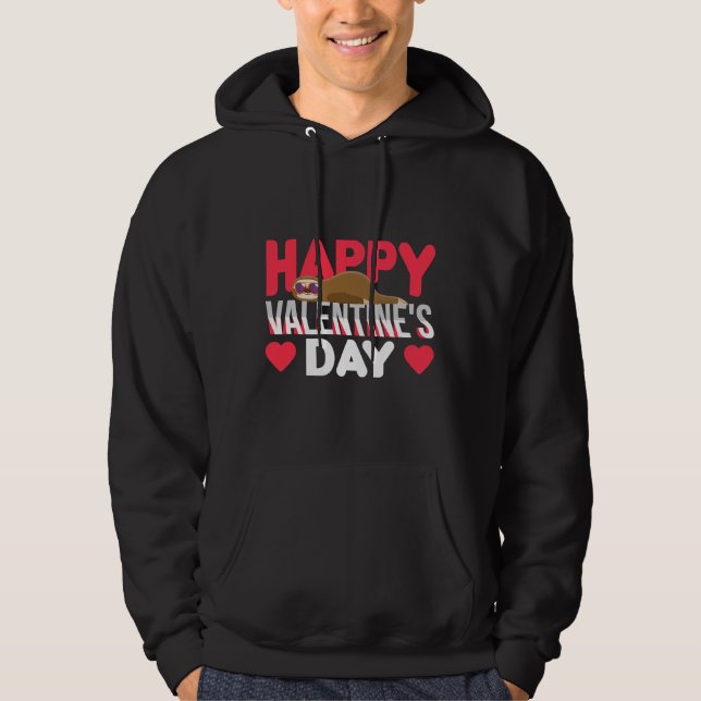 Funny Basloth Nickerchen Sloth Lazy Schlafen Hoodie (Vorderseite)