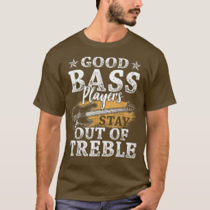 Funny Bass Gitarre Lover Grafik Frauen und Männer T-Shirt