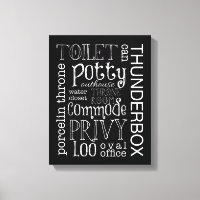 Funny Bathrop Leinwand Art Collection