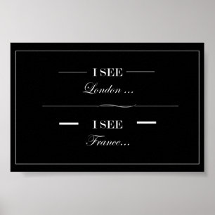 Funny Bathrop Wall Art Poster