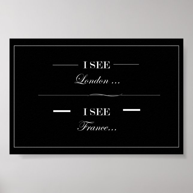 Funny Bathrop Wall Art Poster (Vorne)