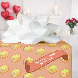 Funny Battenberg, weil du so süßes Muster bist Geschenkpapier
