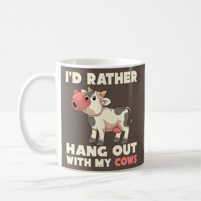 Funny Bauer Farm Animal Id ist eher mit Kaffeetasse (Links)