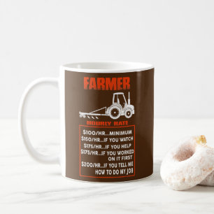 Funny Bauer Stundenlohn Landwirtschaft  Kaffeetasse