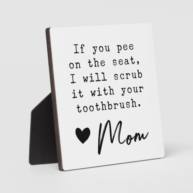 Funny Bauernhof Kinderzeichen Fotoplatte (Vorderseite)