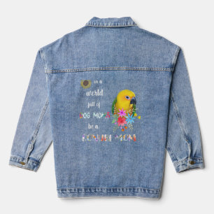 Funny Be A Jenday Conure Parrot Bird Mama Mother R Jeansjacke