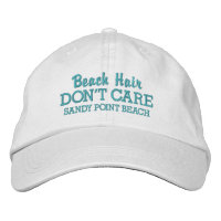 Funny Beach Hair Passen Sie den Namen des Strandes