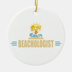 Funny Beach Keramikornament