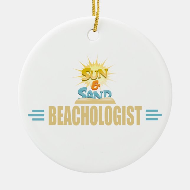 Funny Beach Keramikornament (Vorne)