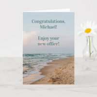 Funny Beach Retirement Card