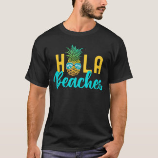 Funny Beach Urlaub Familie Girls Tour Sommer Hola T-Shirt