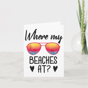 Funny Beach Urlaub Sommer, wo meine Strände bei 1 Karte