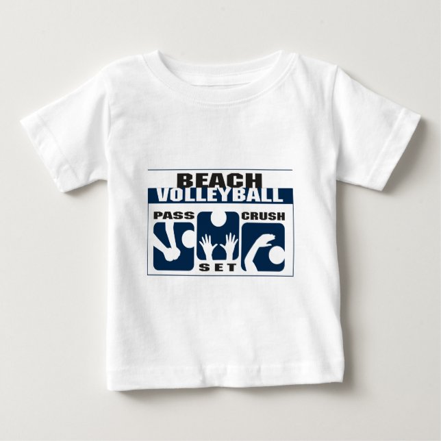 Funny Beach Volleyball T - Shirt (Vorderseite)